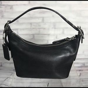 COACH Small Black Leather Purse